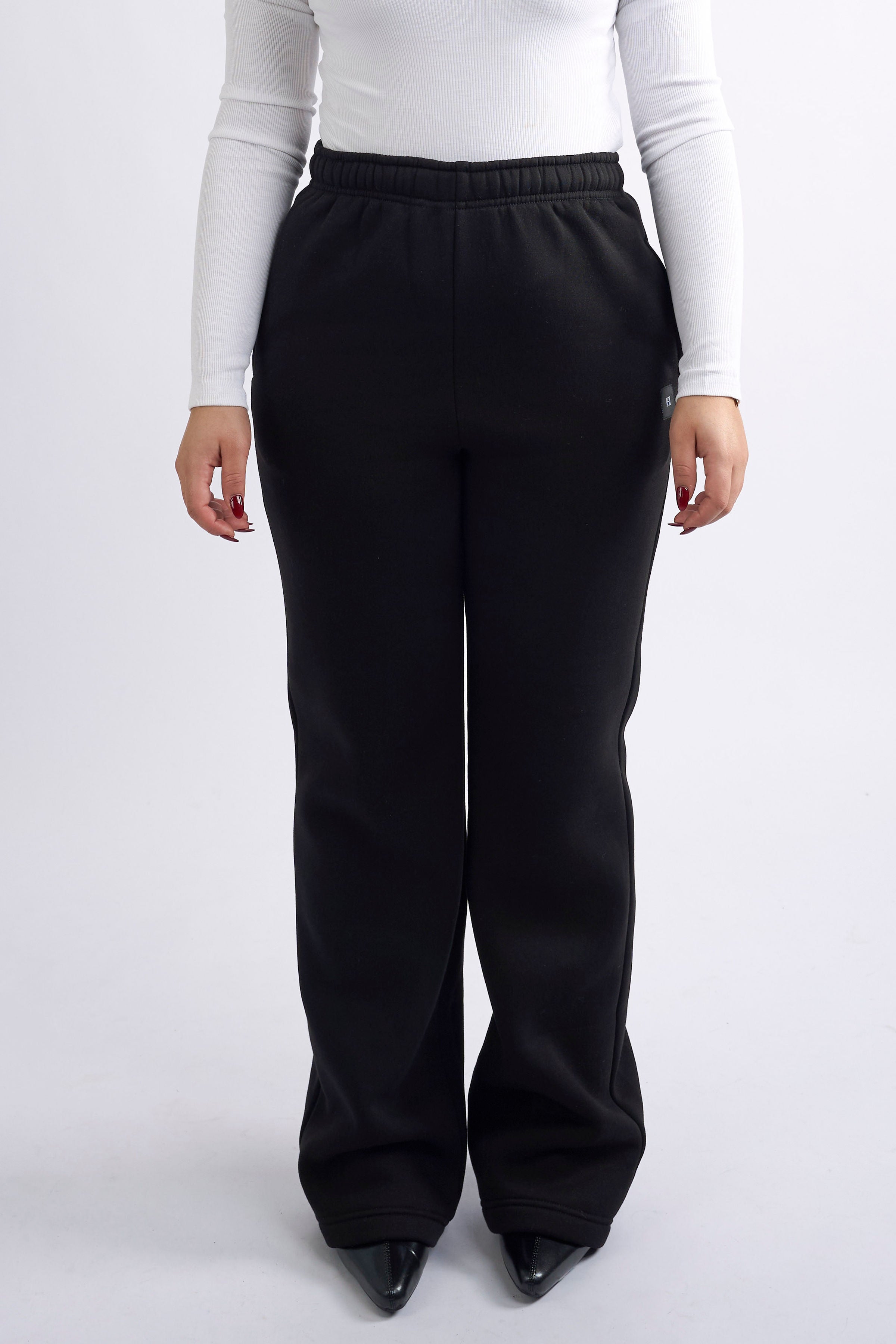 Soft Adjustable Pants - Black