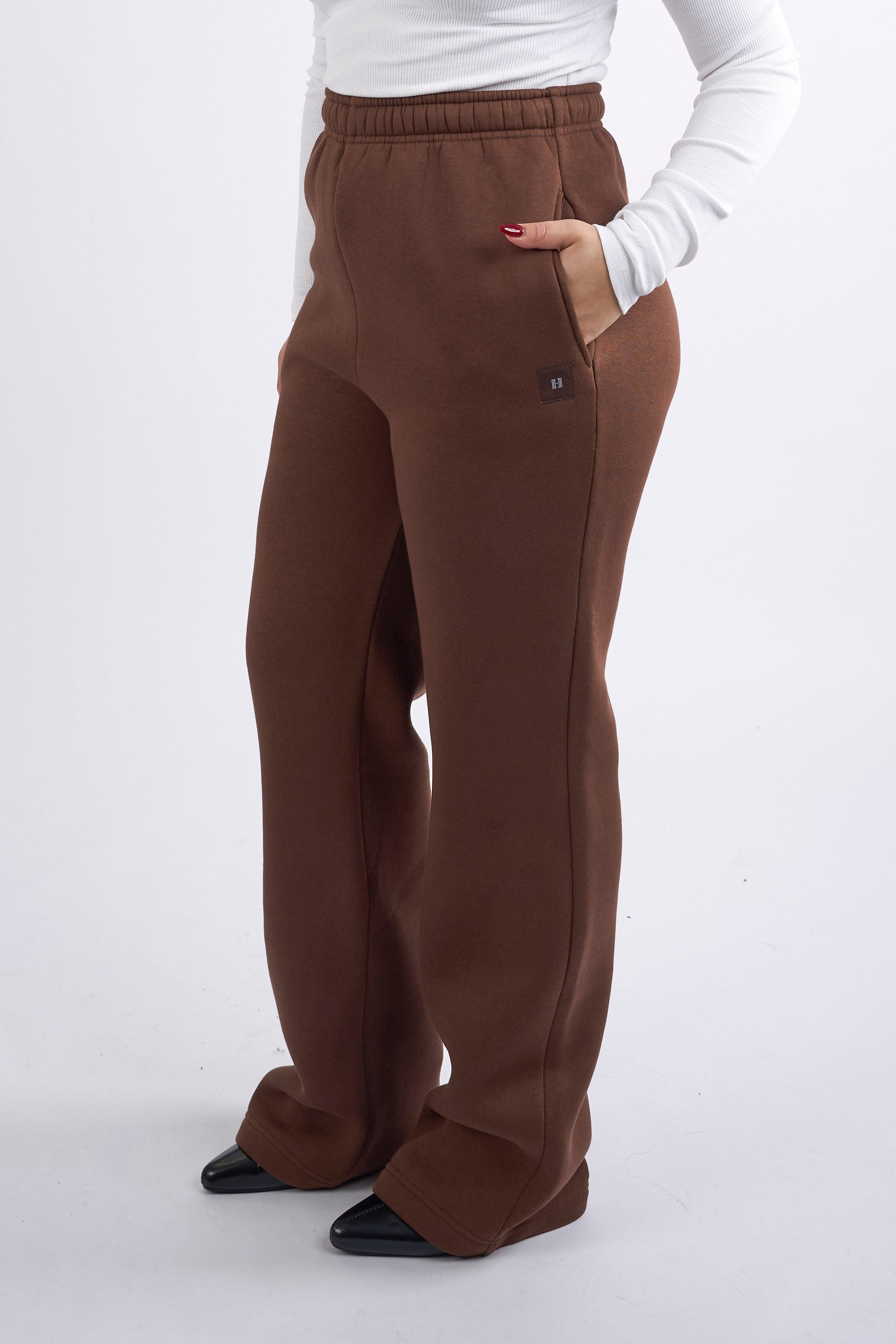 Soft Adjustable Pants - Brown