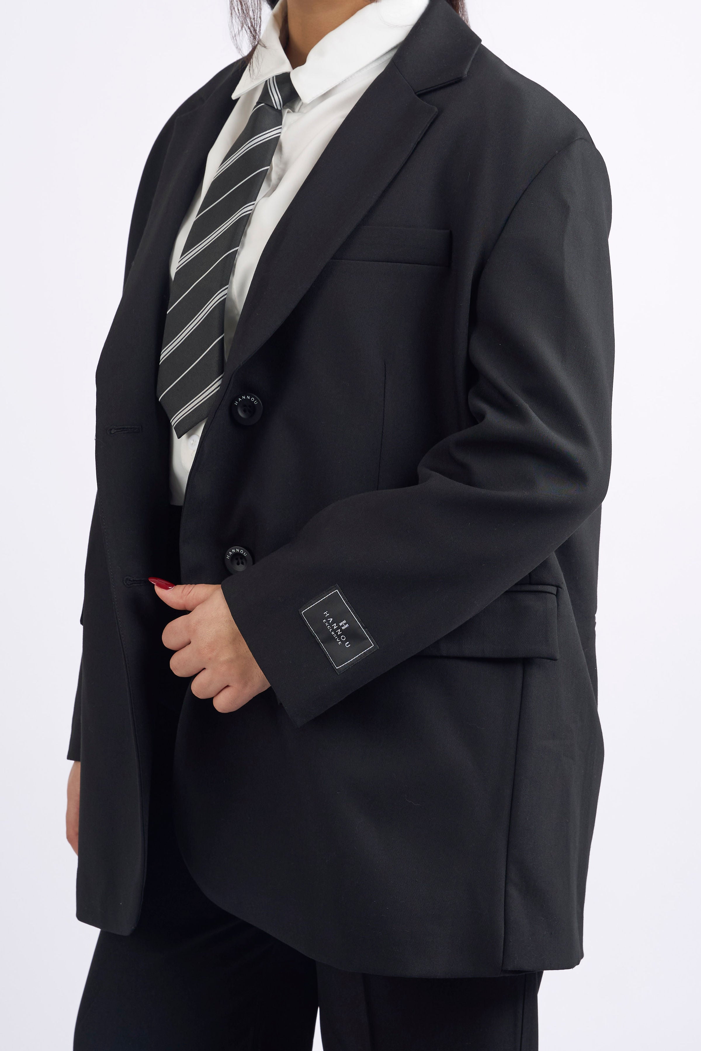 OVERSIZED BLAZER - BLACK