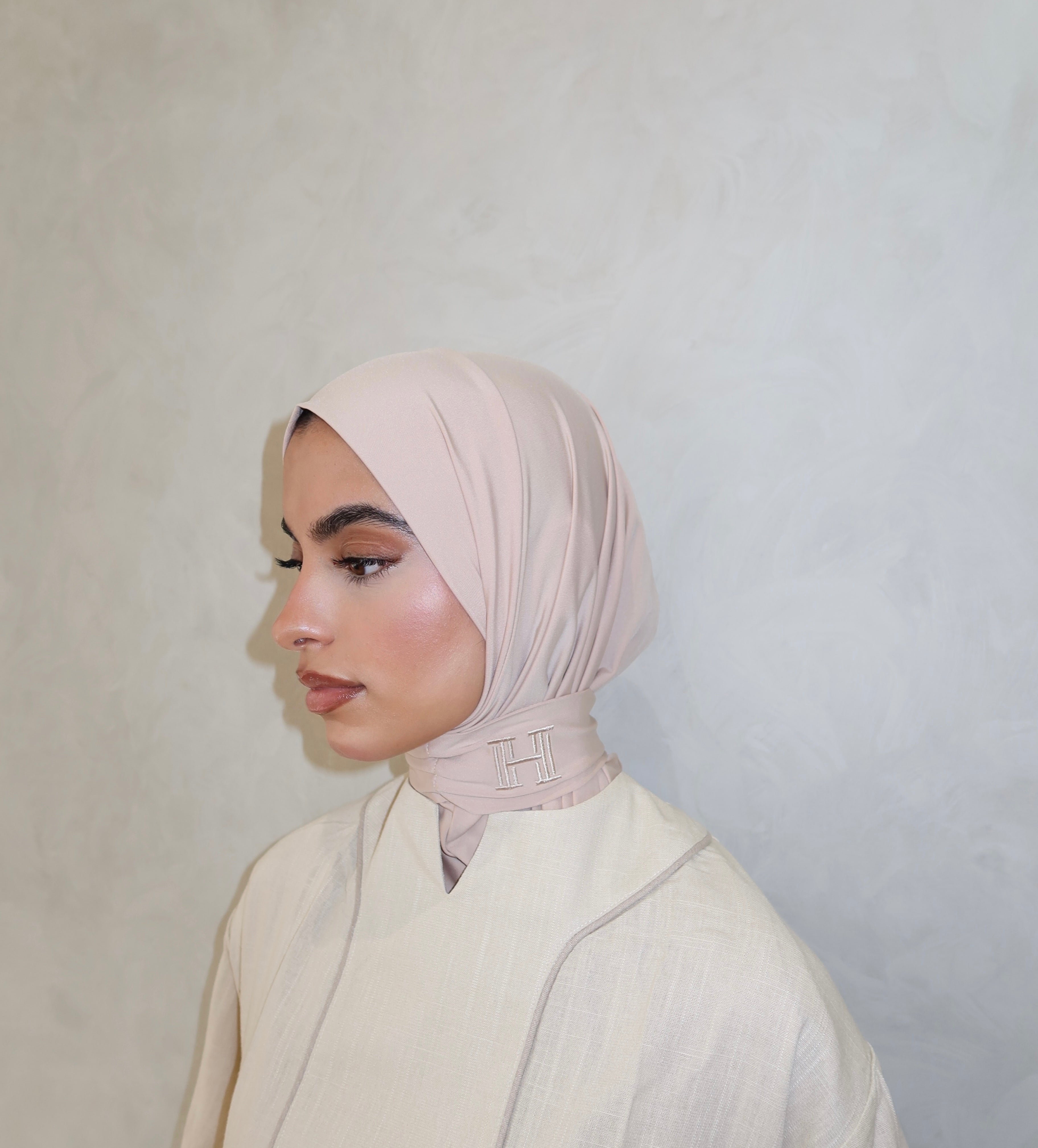 INSTANT SCARF SANDY BEIGE