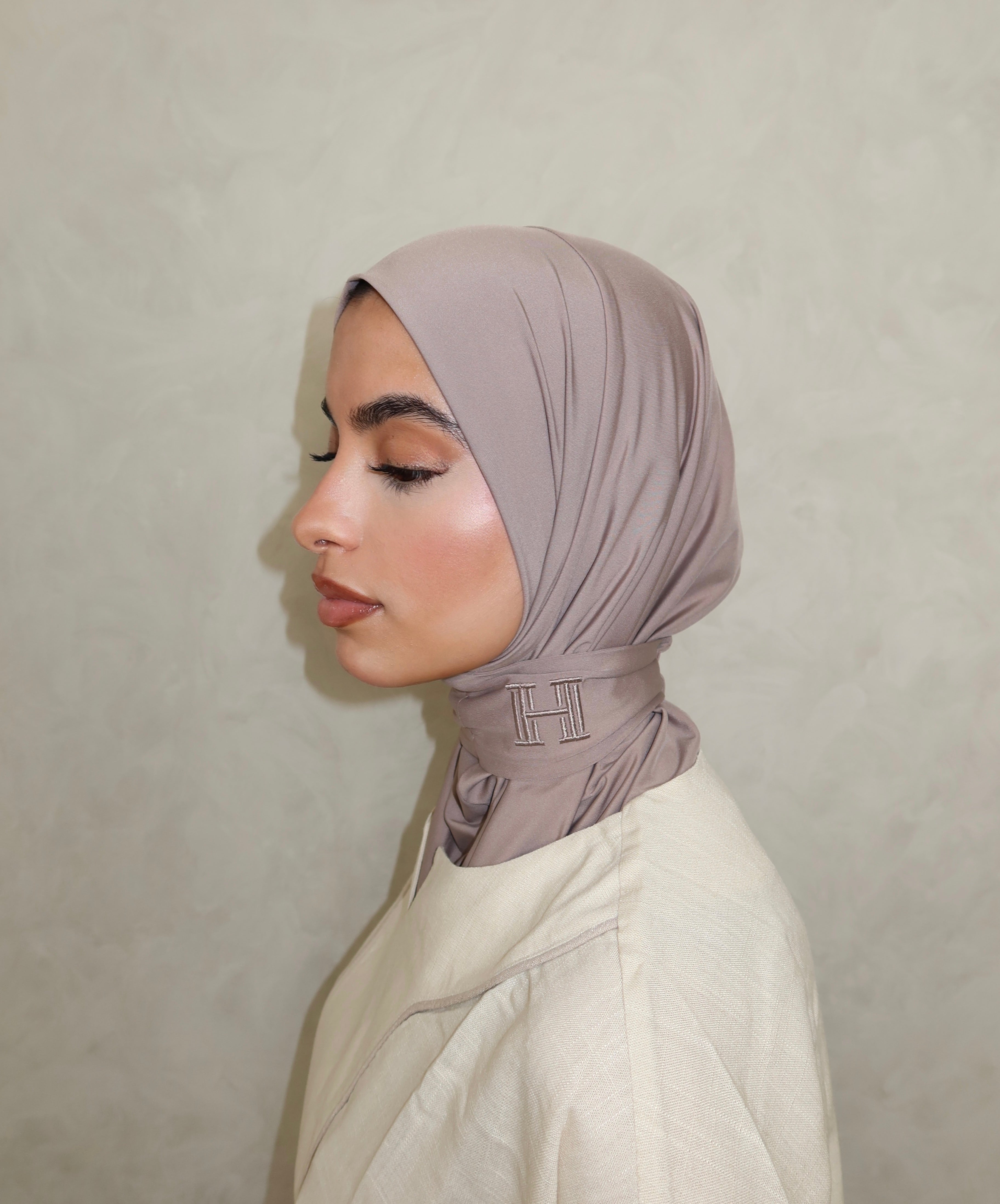 INSTANT SCARF MOCHA TAUPE