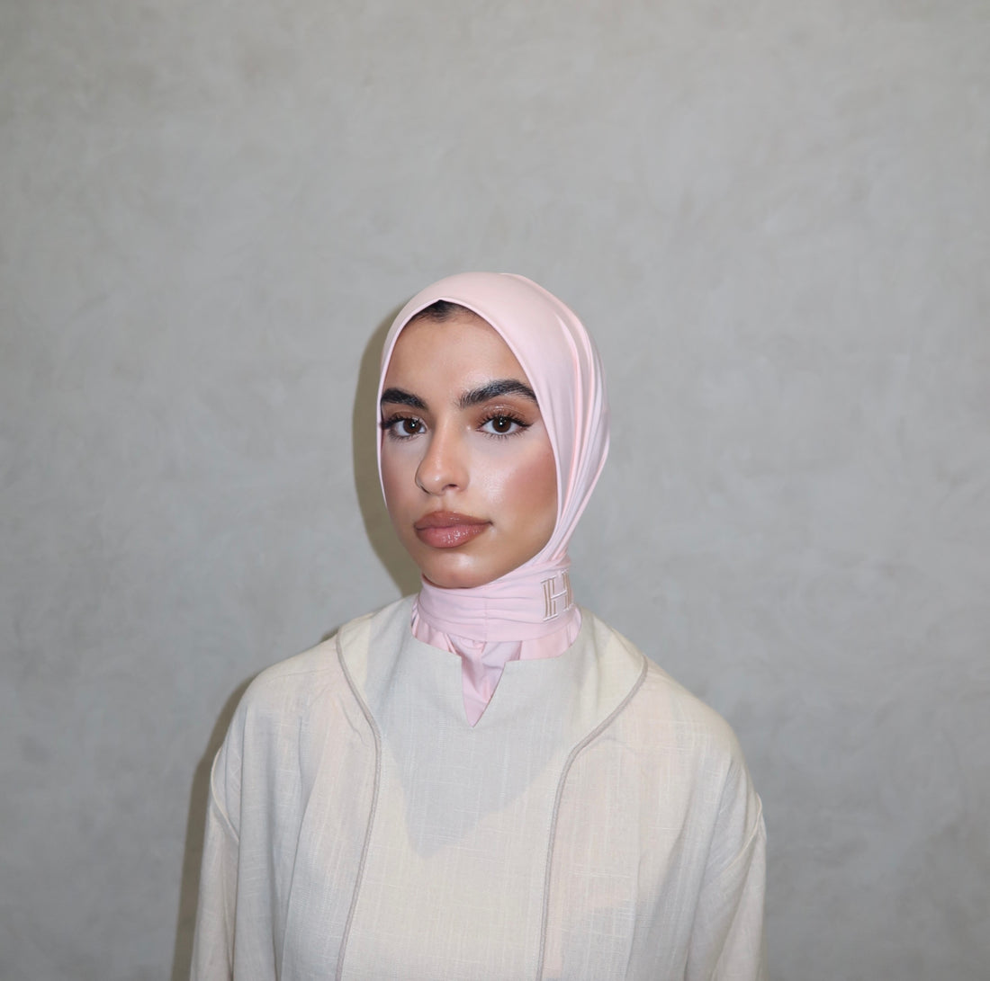 INSTANT SCARF LIGHT PINK