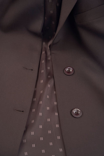 OVERSIZED BLAZER - BROWN