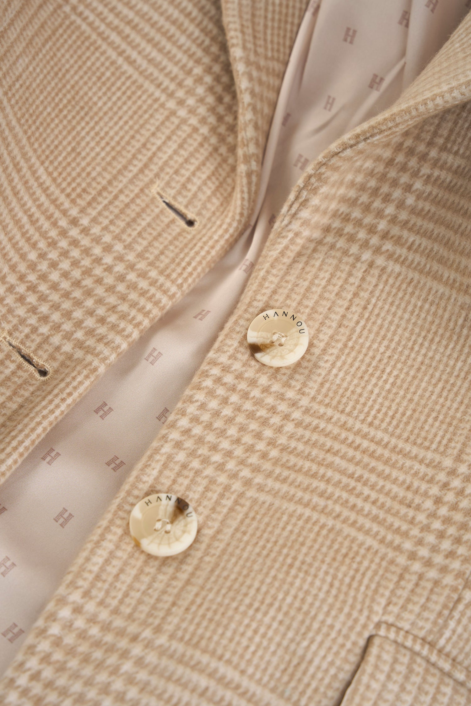 HERITAGE WOOL OVERSIZED BLAZER - BEIGE