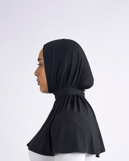 Bamboo Instant Scarf - Midnight Black