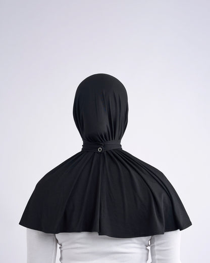 Bamboo Instant Scarf - Midnight Black