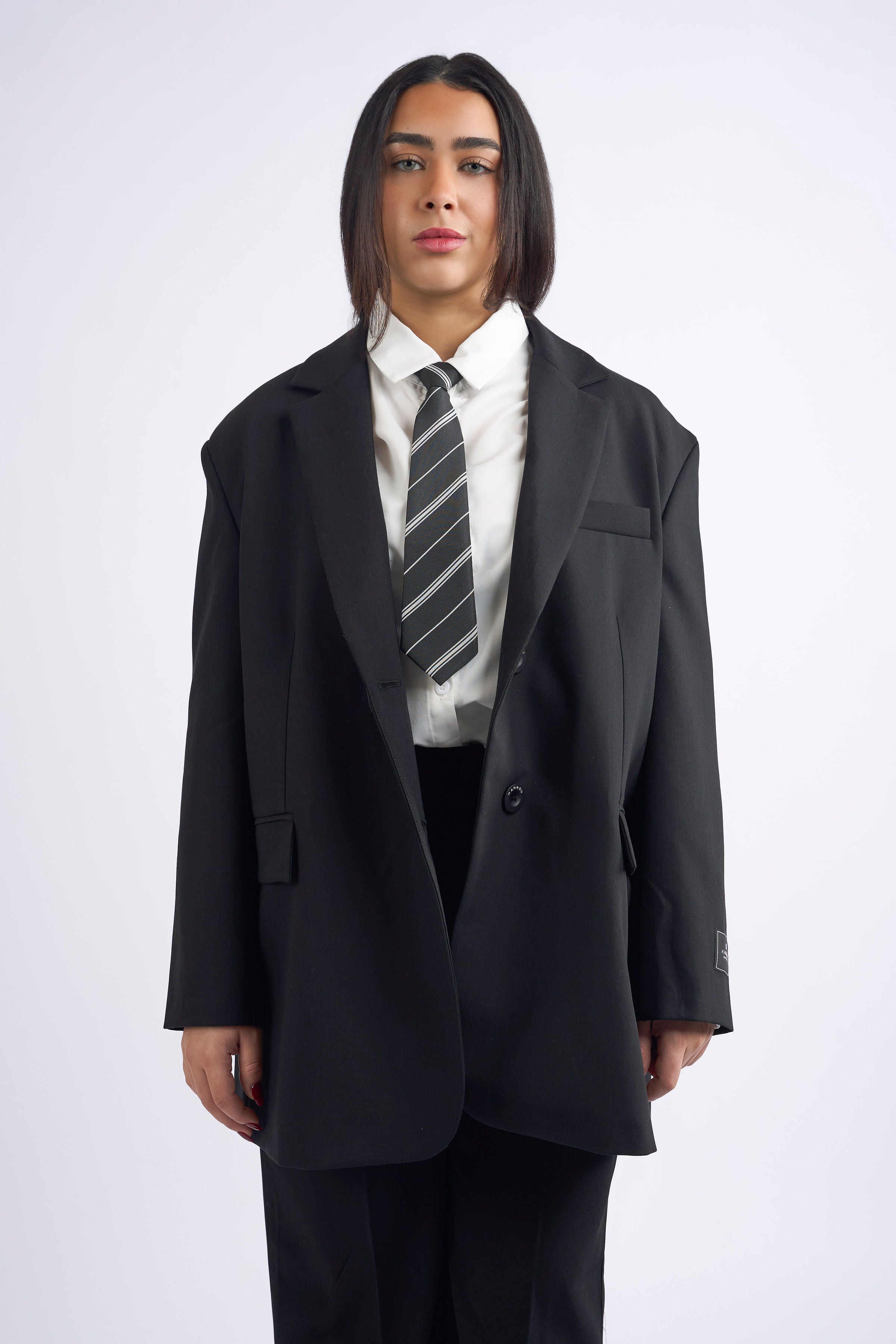 OVERSIZED BLAZER - BLACK