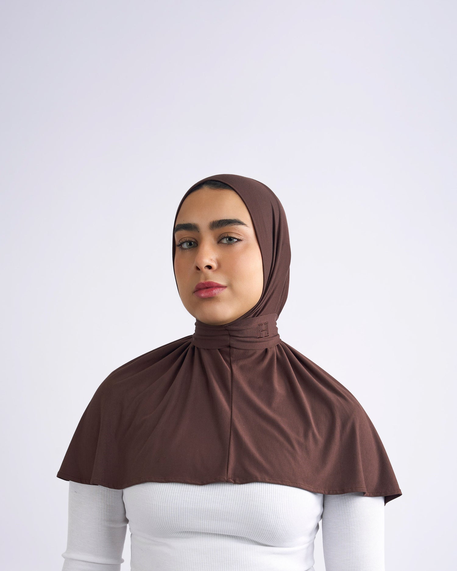 Bamboo Instant Scarf  - Dark Brown