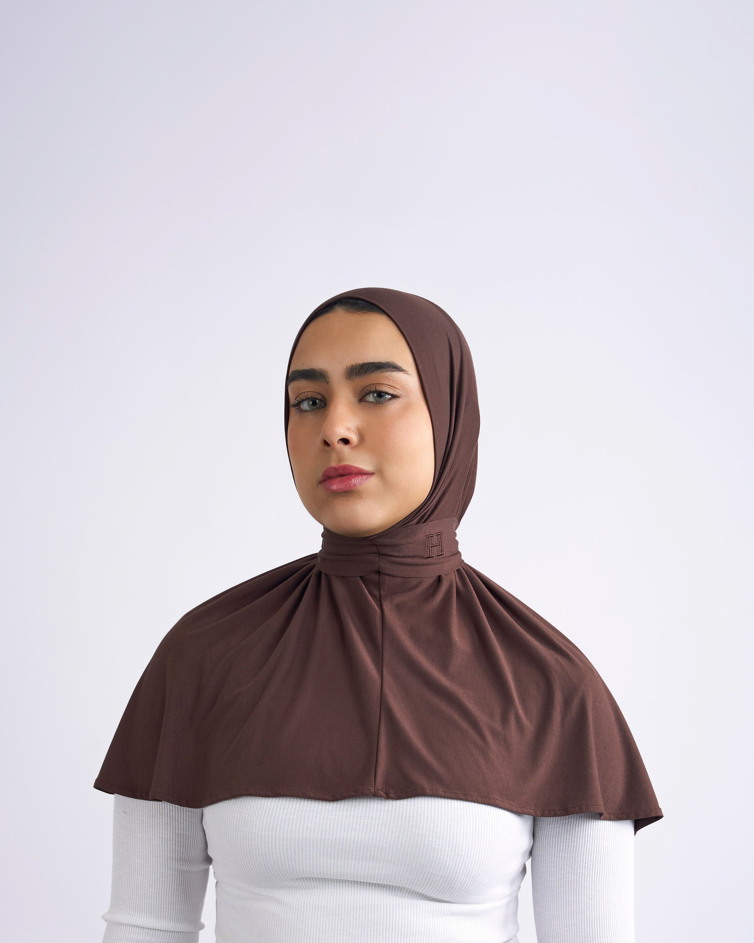 Bamboo Instant Scarf  - Dark Brown