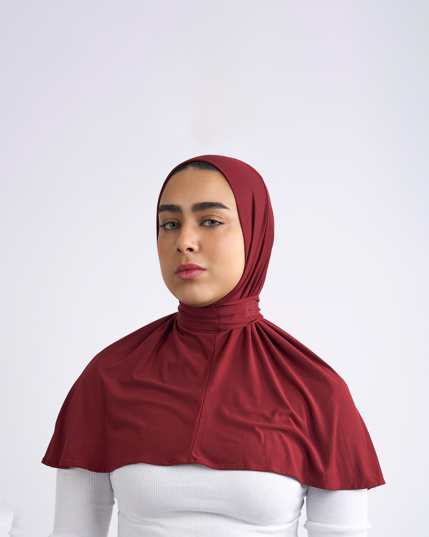 Bamboo Instant Scarf - Burgundy
