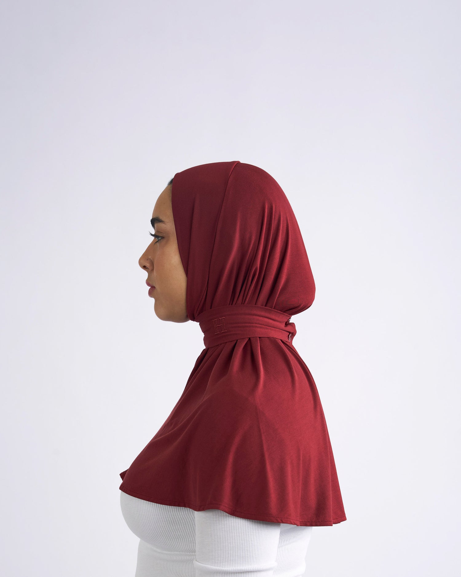 Bamboo Instant Scarf - Burgundy