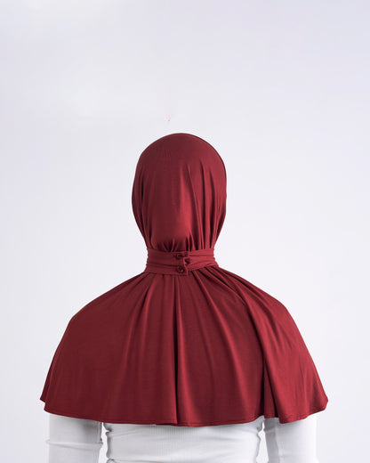 Bamboo Instant Scarf - Burgundy