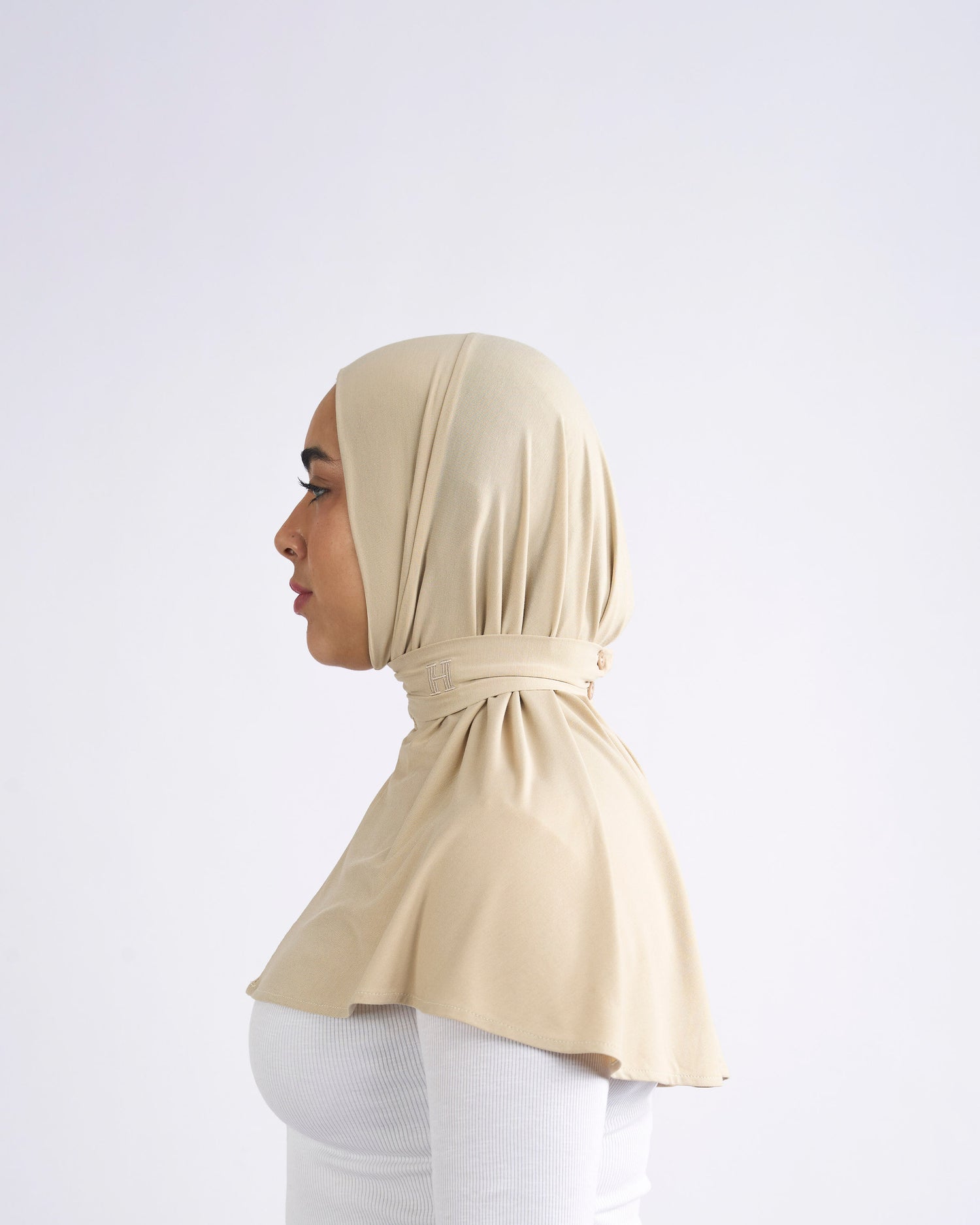 Bamboo Instant Scarf - Beige
