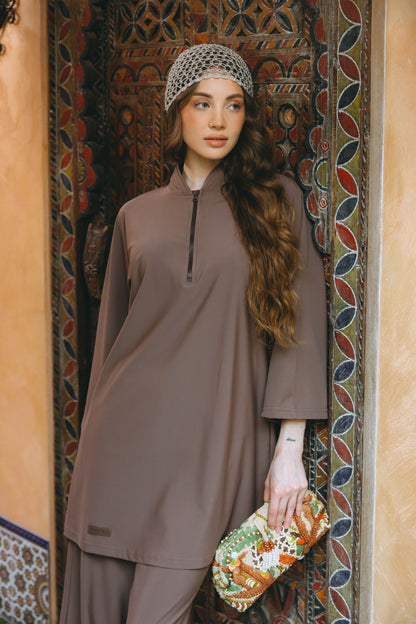 BURKINI - WARM TAUPE