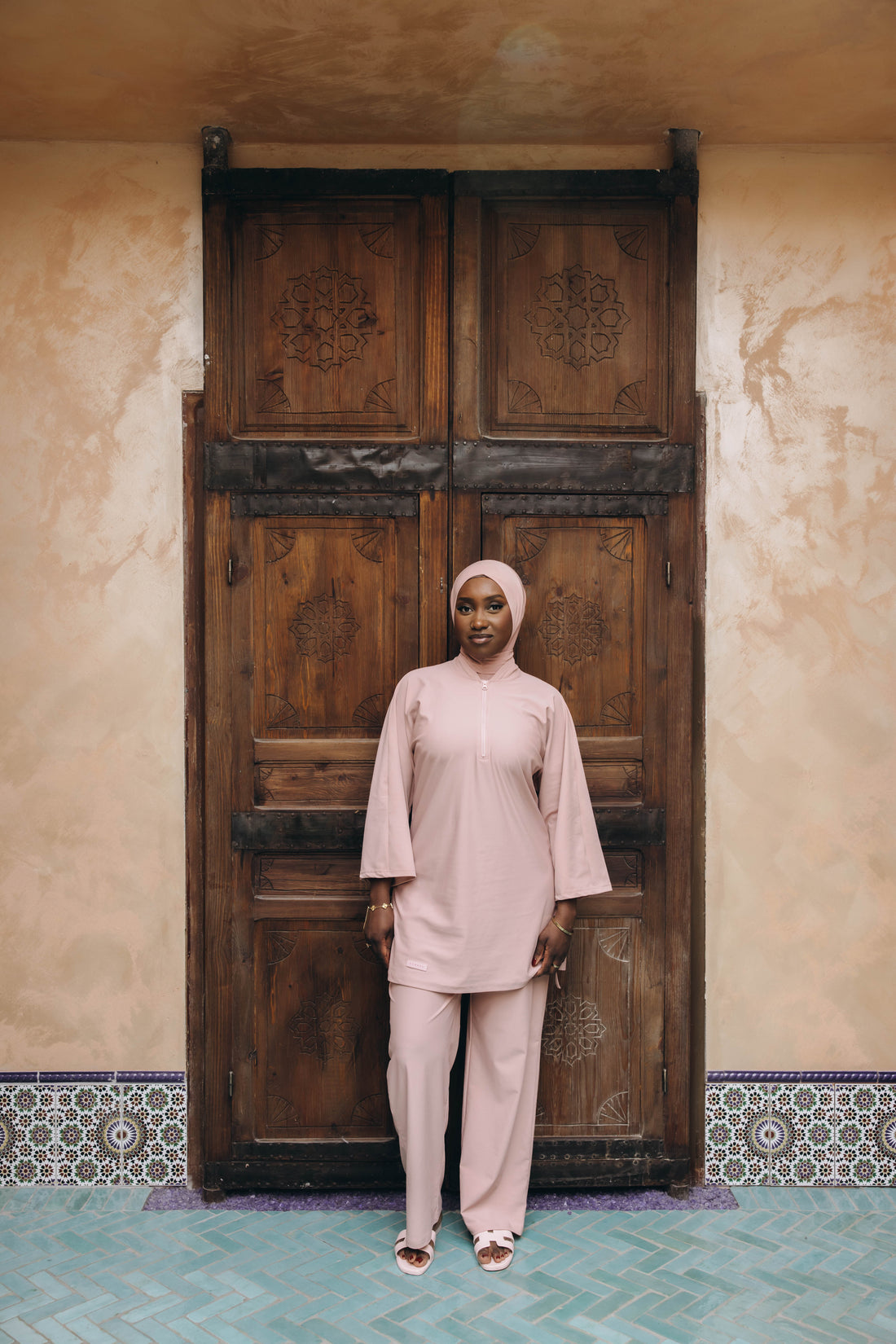 BURKINI - POWDER PINK