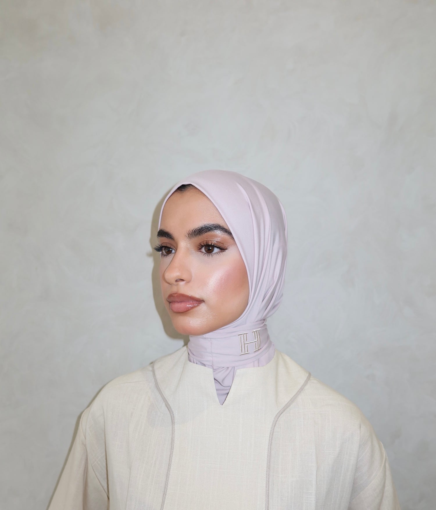 INSTANT SCARF ASH PEARL