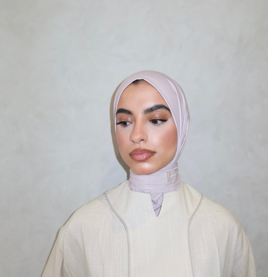 INSTANT SCARF ASH PEARL