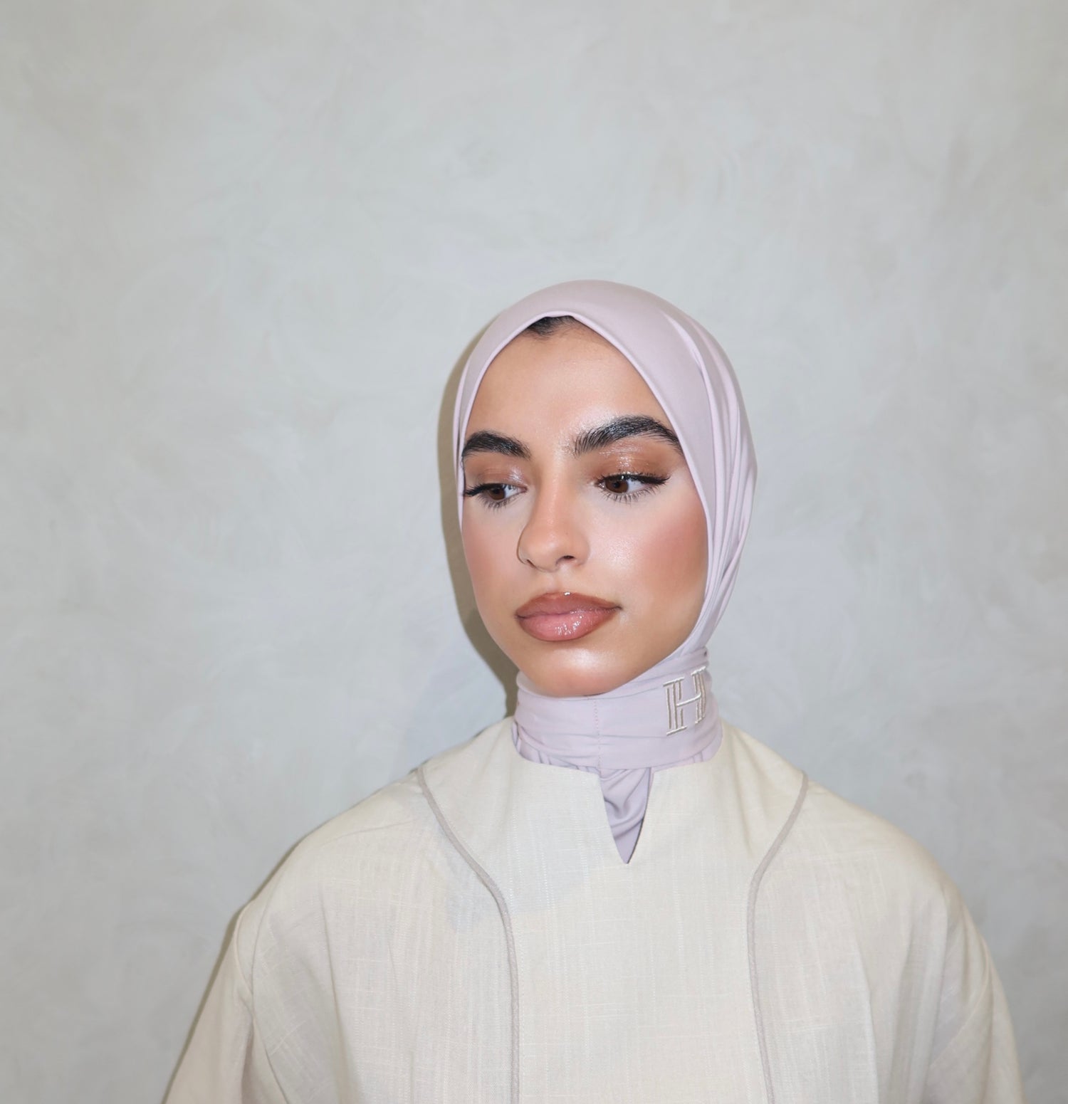 INSTANT SCARF ASH PEARL