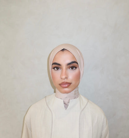 INSTANT SCARF SANDY BEIGE