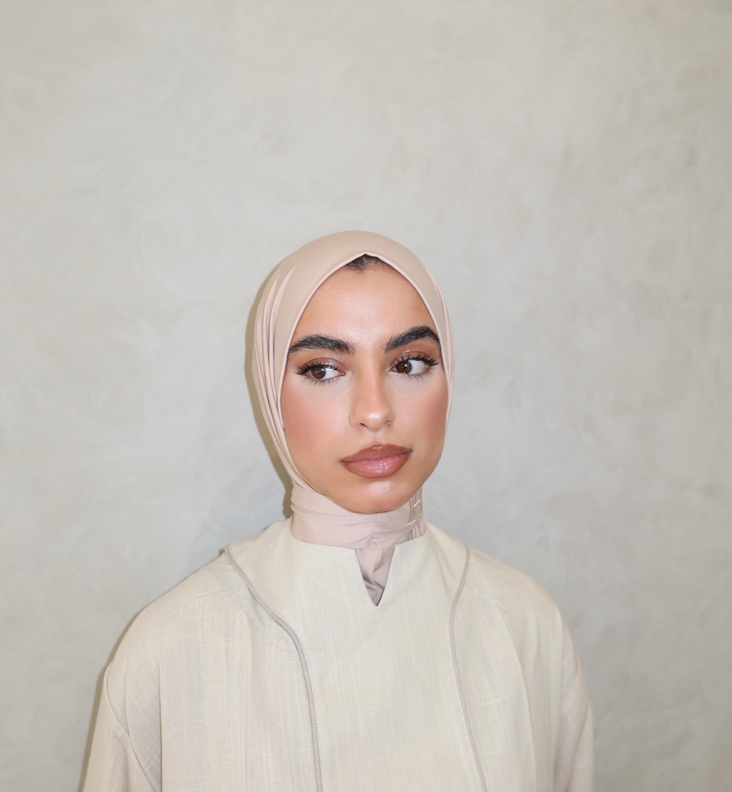 INSTANT SCARF SANDY BEIGE