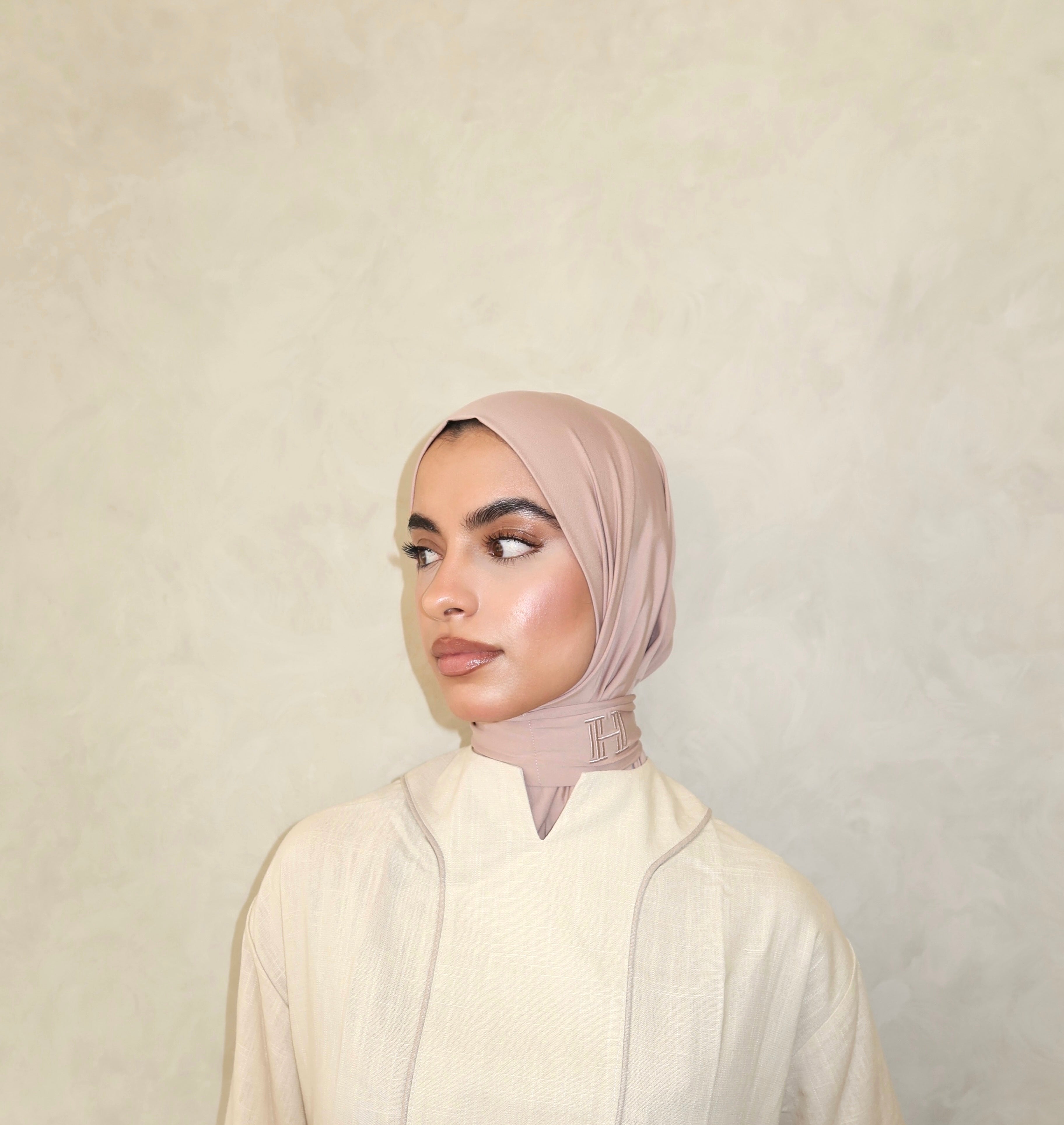 INSTANT SCARF POWDER PINK