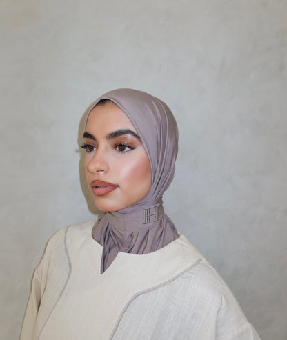 INSTANT SCARF MOCHA TAUPE