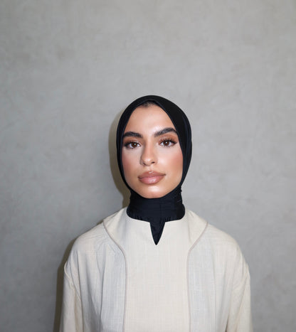 INSTANT SCARF MIDNIGHT BLACK