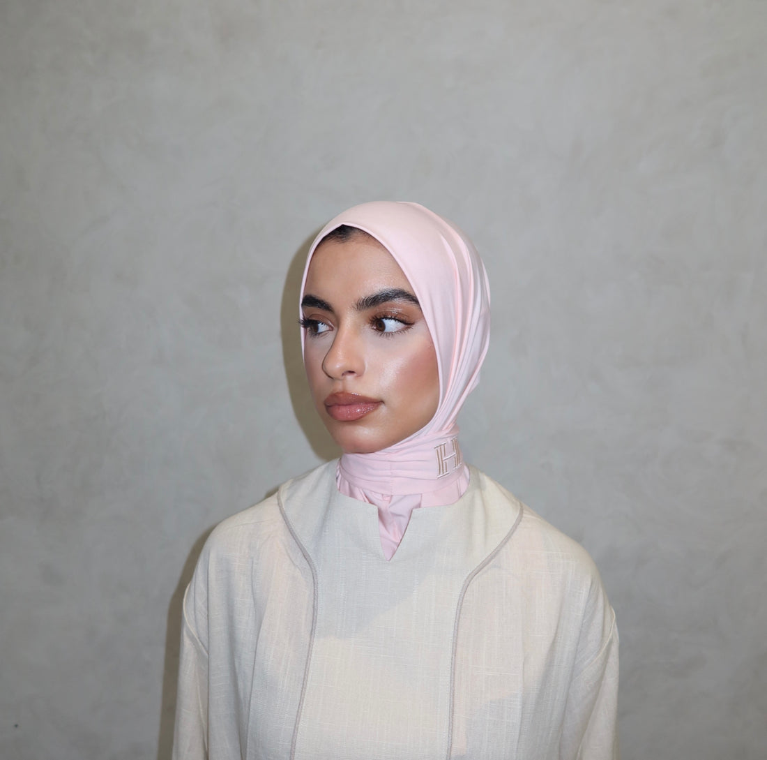 INSTANT SCARF LIGHT PINK